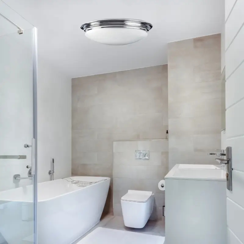 Plafonnier Salle de bain Brompton 7W LED Argent Jusqu'à Épuisement Des Stocks