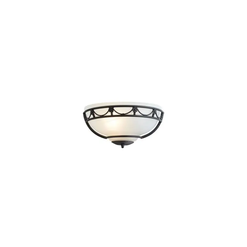 Dernier Modèle Applique Murale Carisbrooke H 12cm 1x60W Noir