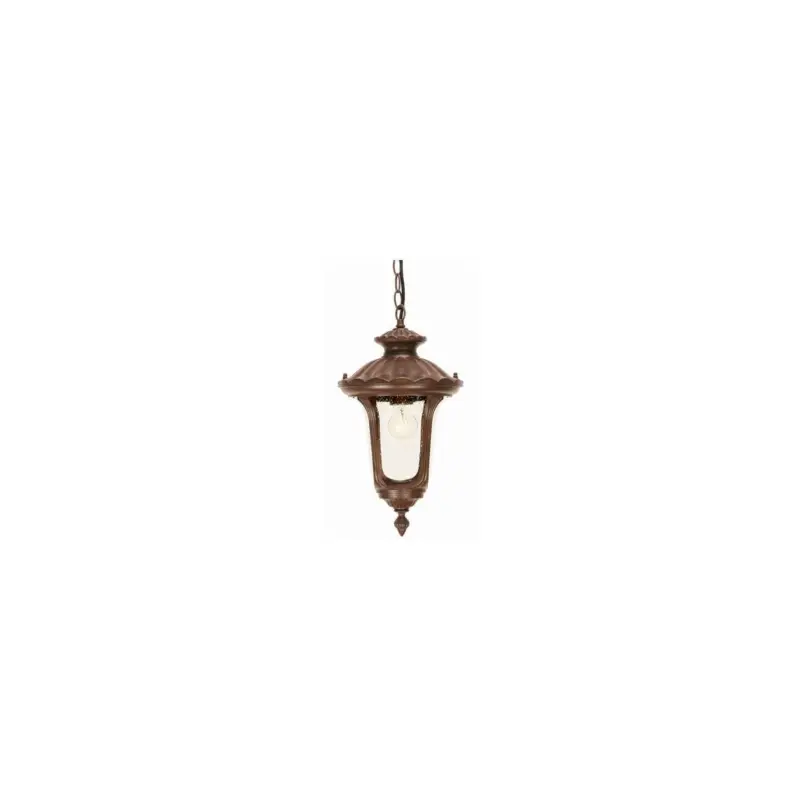 Certifié Suspension Chicago 1x100W Bronze rouillé