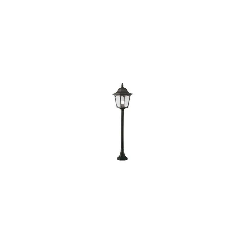 Lampadaire Extérieur Chapel 1x100W Noir Nouvel Arrivage