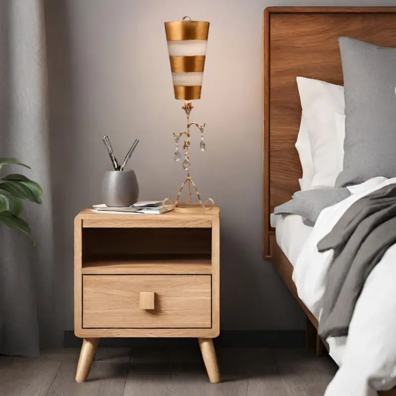 Satisfait Ou Remboursé Lampe Tivoli Or Crème 1x60W E27