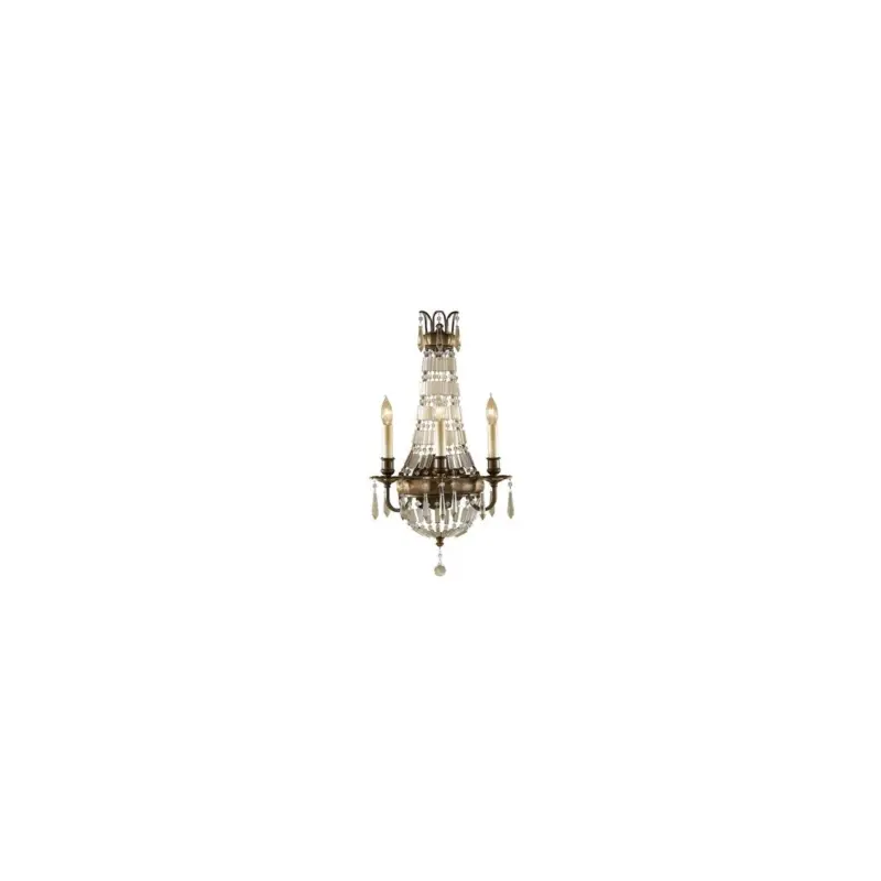 Promotion Saisonnière Applique Murale Bellini 3x60W Bronze et bronze foncé