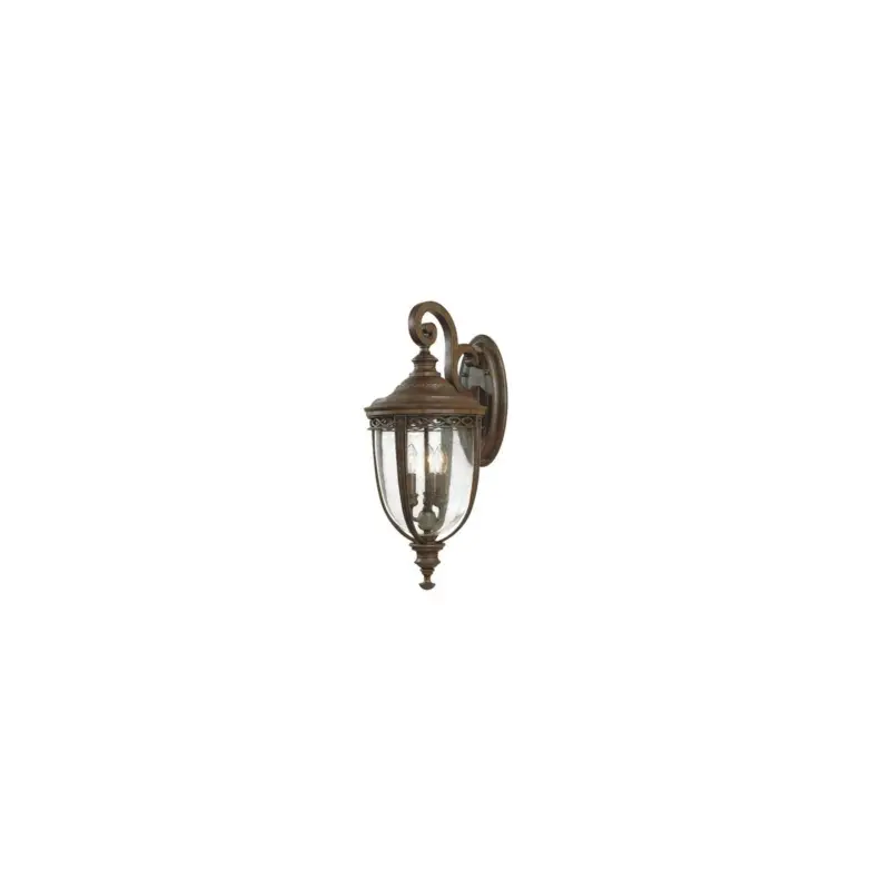 Applique Murale English Bridle H 62,2cm 3x60W Bronze foncé Nouveauté