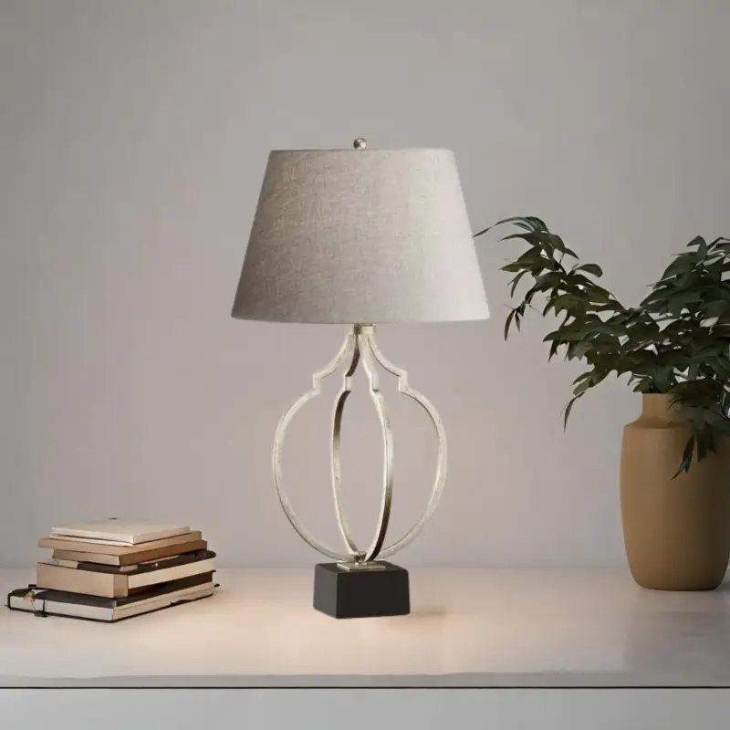 Vente Directe Lampe GrandeurArgenté Noir 1x60W E27