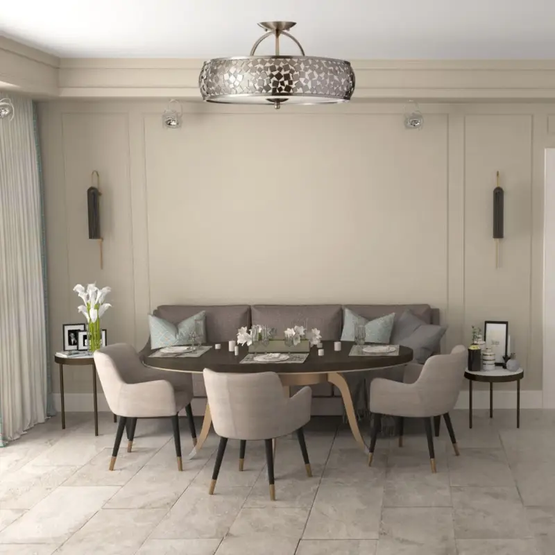 Petit Prix Plafonnier Zara 3x60W Argent