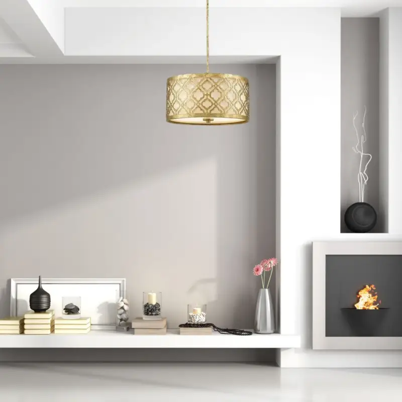 Suspension Arabella Or 2x75W E27 Prix Choc