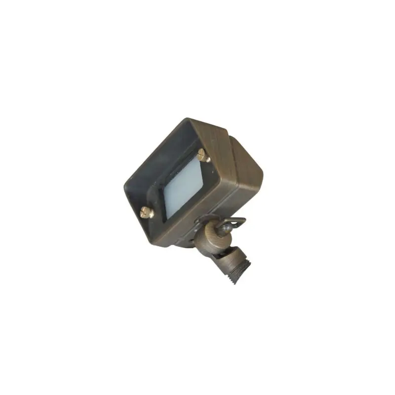 Usine Directe Projecteur Bronze LED 2×1 2W Bronze vieilli