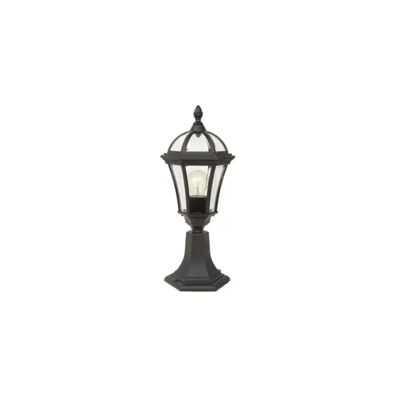 Borne eclairage exterieur Ledbury 1x100W Noir Commande En Gros
