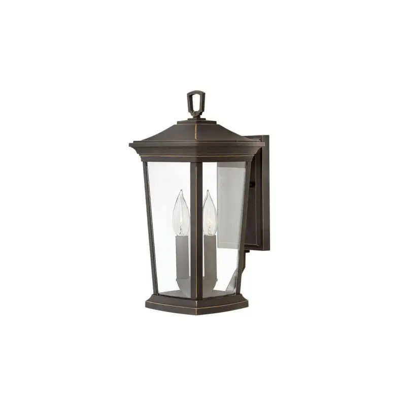 Applique Murale Exterieur Bromley Bronze Huilé 2x60W E14 Réduction