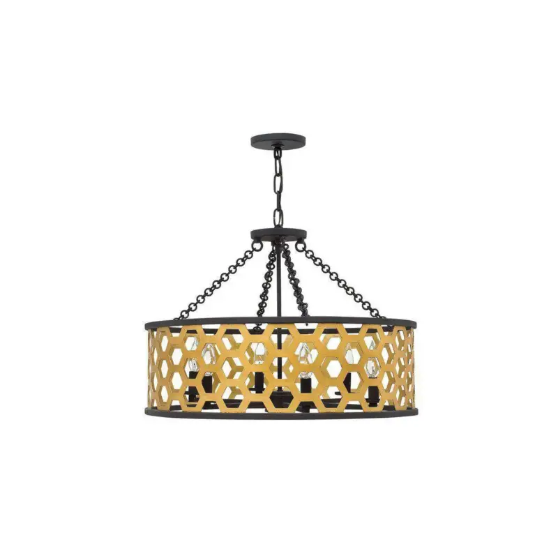Promotion Saisonnière Suspension Felix Or 6x60W E14