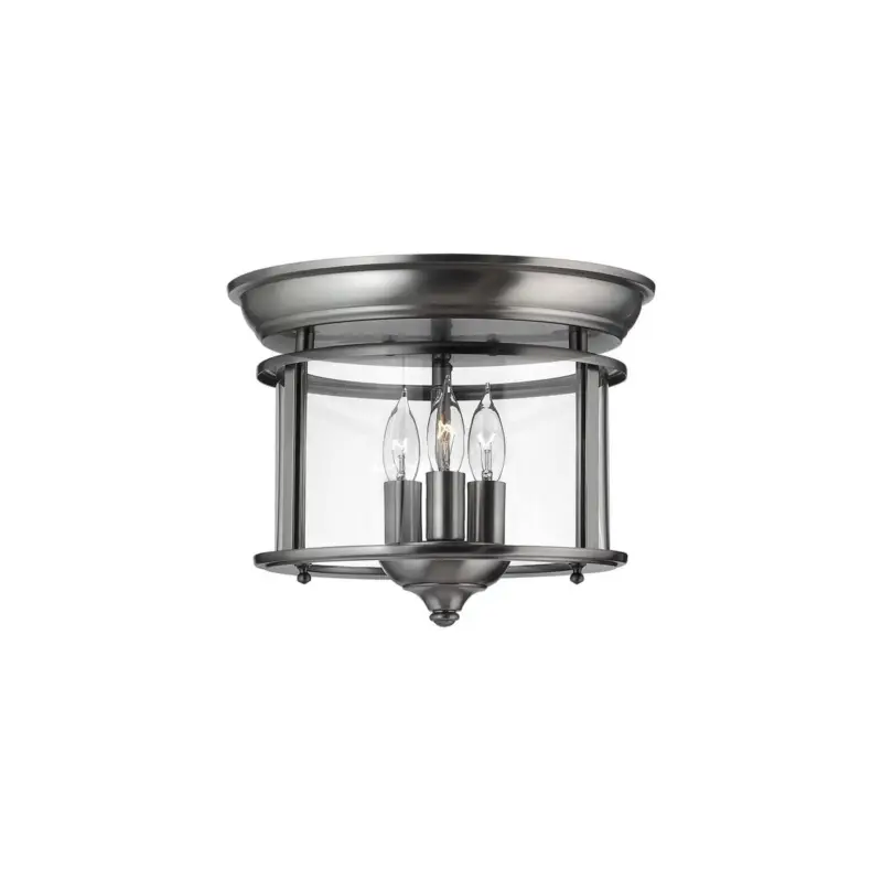 Prix Cassé Plafonnier Gentry 3x40W Argent
