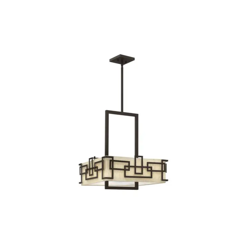Petit Prix Suspension Lanza 3x100W Bronze foncé