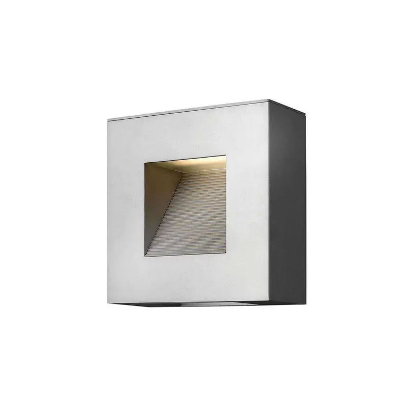 Top Vente Applique Murale Exterieur Luna Titane 2x7W LED H229mm