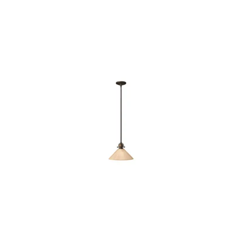 Suspension Mayflower 35,6cm 1x60W bronze foncé Populaire