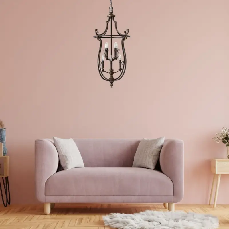 Lustre Plymouth 8x60W Bronze foncé Meilleur Choix