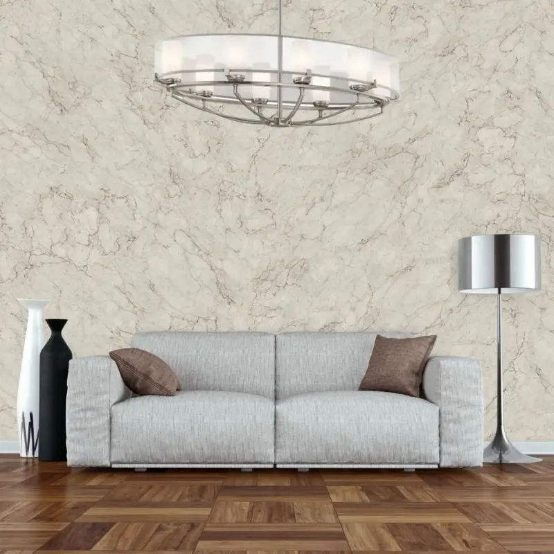 Lustre Saldana 8x40W Argent Prix Cassé
