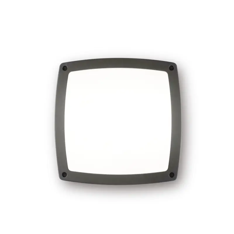 Prix Cassé Plafonnier extérieur COMETA Anthracite 3x28W