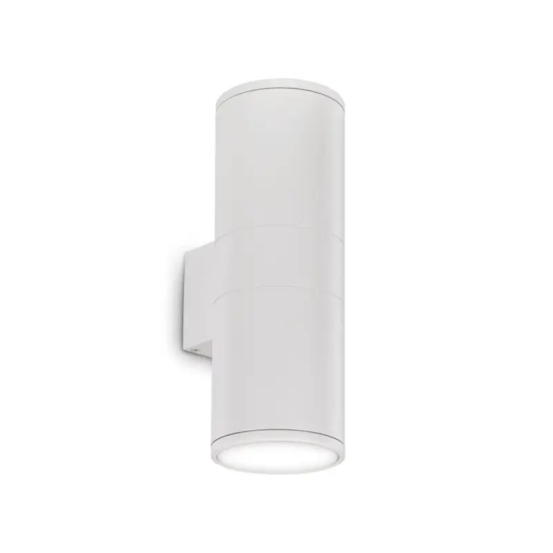 Vente Directe Applique murale extérieure GUN BIG Blanc 2x60W