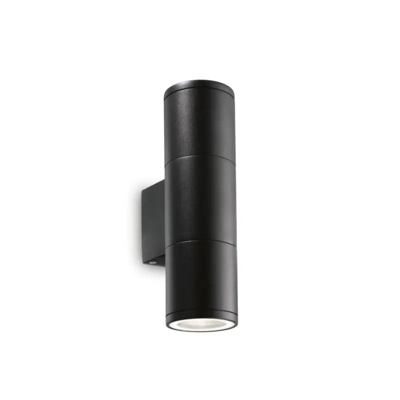 Dernière Chance Applique murale extérieure GUN Noir 2x35W