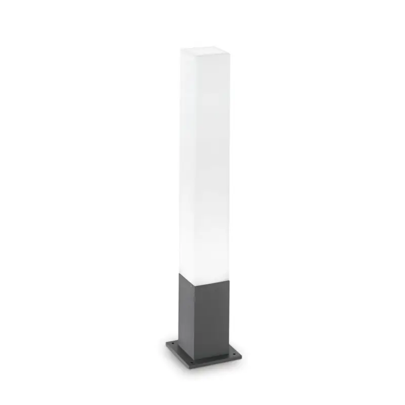 Potelet EDO Carré Anthracite 1x15W Haute Qualité