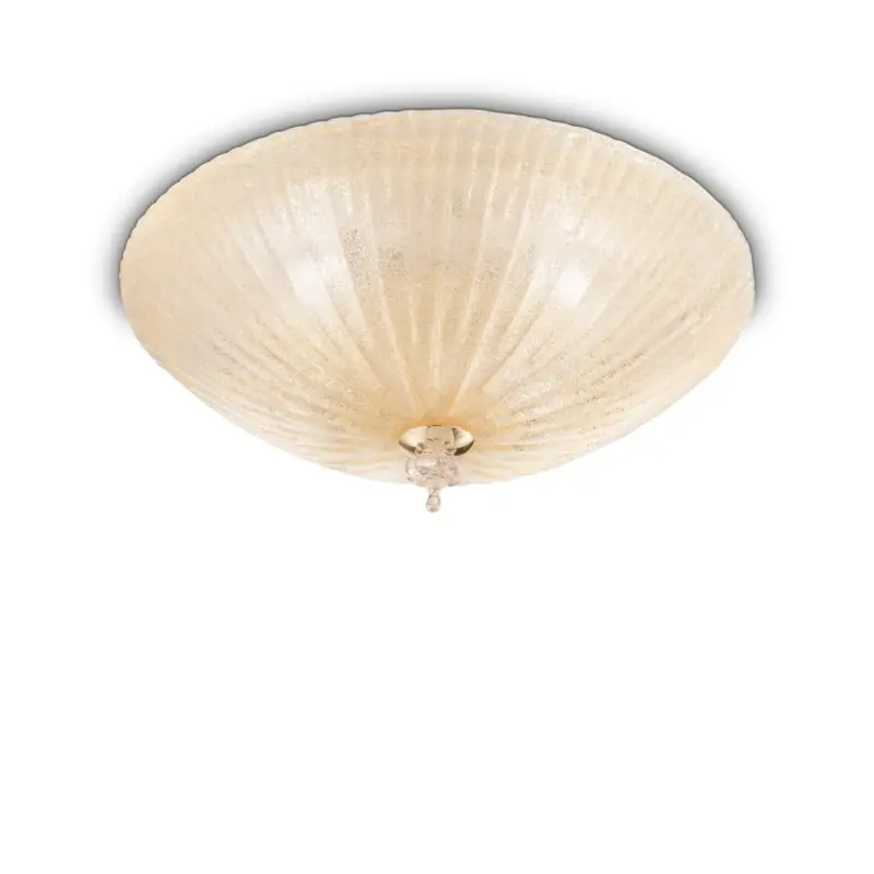 Plafonnier SHELL PL6 Verre ambré 60W max Must-Have