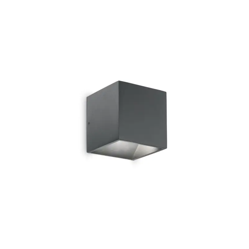 Offre Du Jour Applique murale extérieure RUBIK Anthracite 1x6W