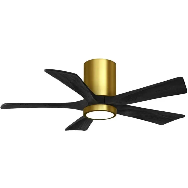 Ventilateur Plafonnier avec lumiere Irene 106cm Laiton Noir Satisfait Ou Remboursé
