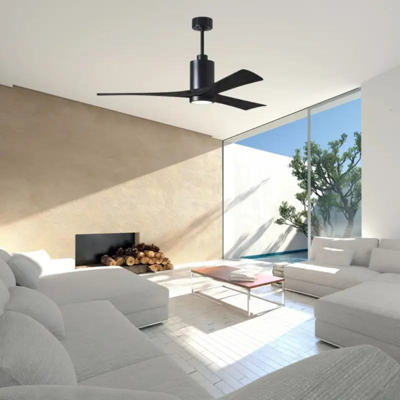 Meilleur Choix Ventilateur Plafonnier Silencieux Patricia 152cm Noir