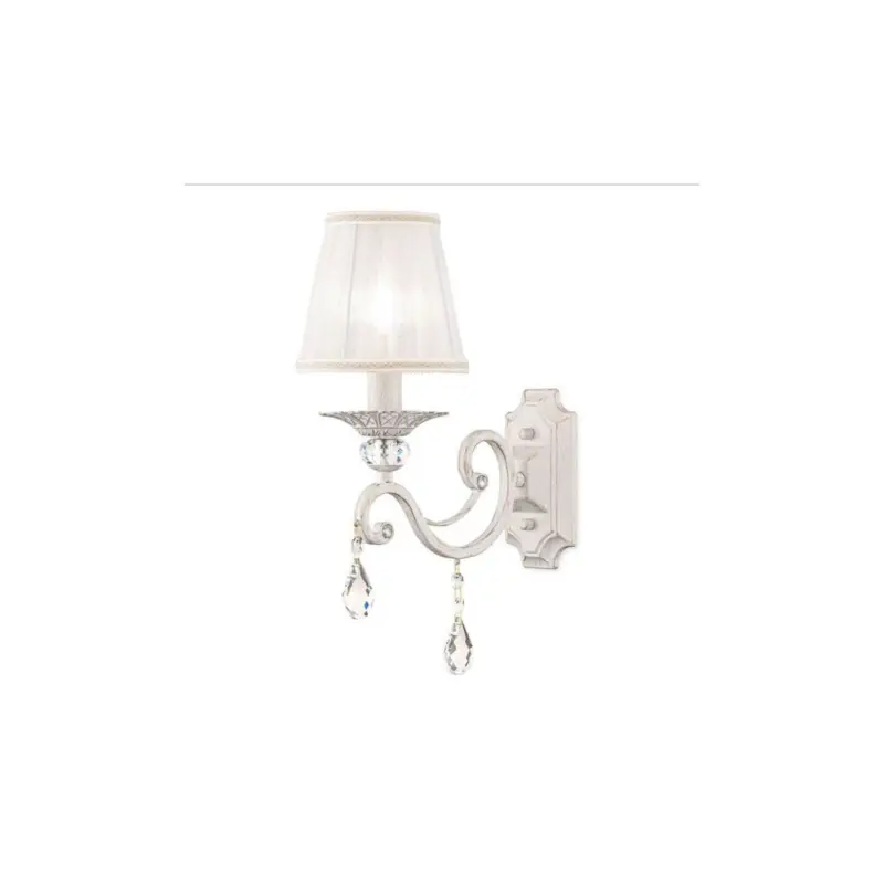 Meilleur Choix Applique Grace Blanc et Or 1x40W E14
