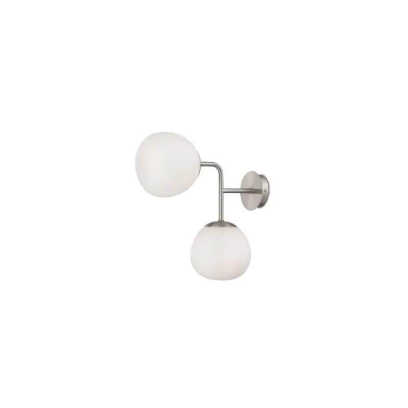 Applique Erich Nickel 2x40W E14 Expédié Aujourd&rsquo;hui