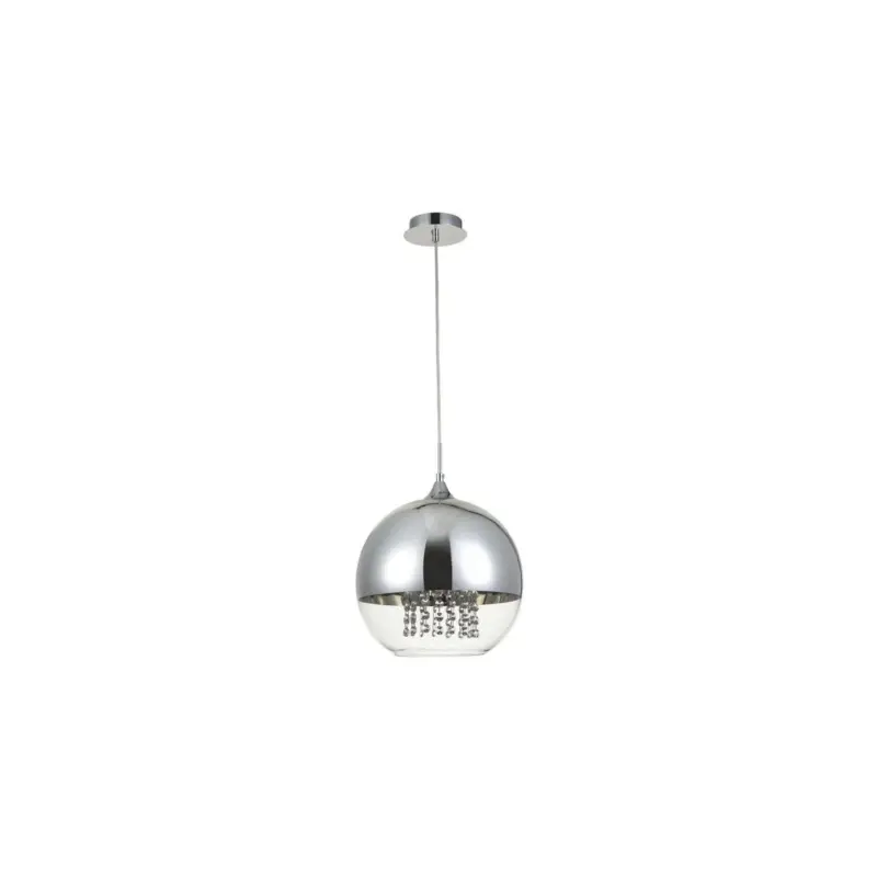 Expédié Aujourd'hui Suspension Fermi Nickel 1x60W E27 D300
