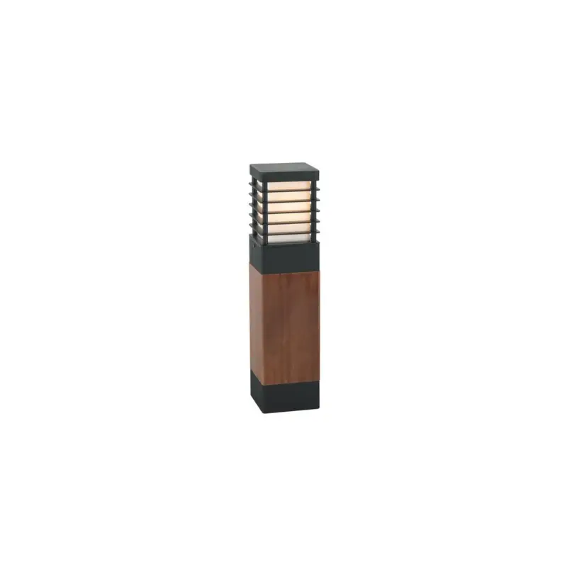 Meilleure Vente Borne NOIR en bois HALMSTAD 46W Max 49cm Opale