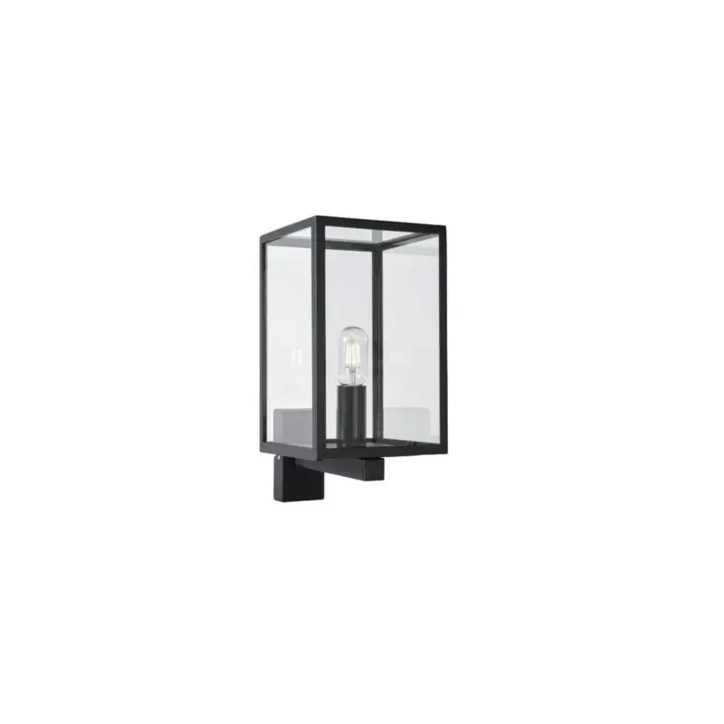 Quantité Limitée Applique murale LOFOTEN Noir 57W Max E27 Verre Clair