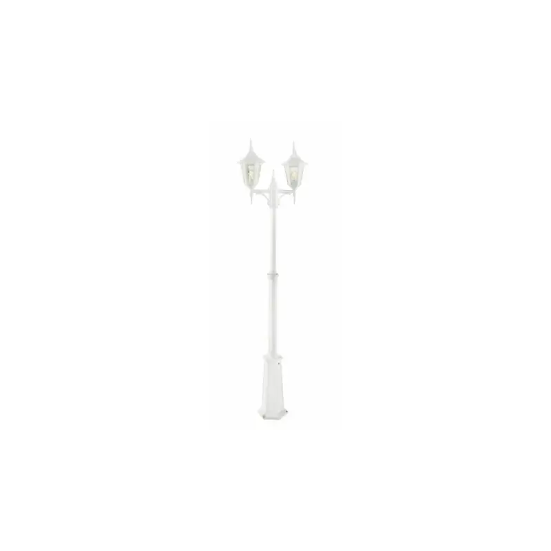 Lampadaire exterieur Blanc MODENA 2x70W Max 272cm Top Vente