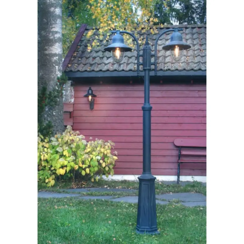 Must-Have Lampadaire exterieur Noir COMO 2x57W Max