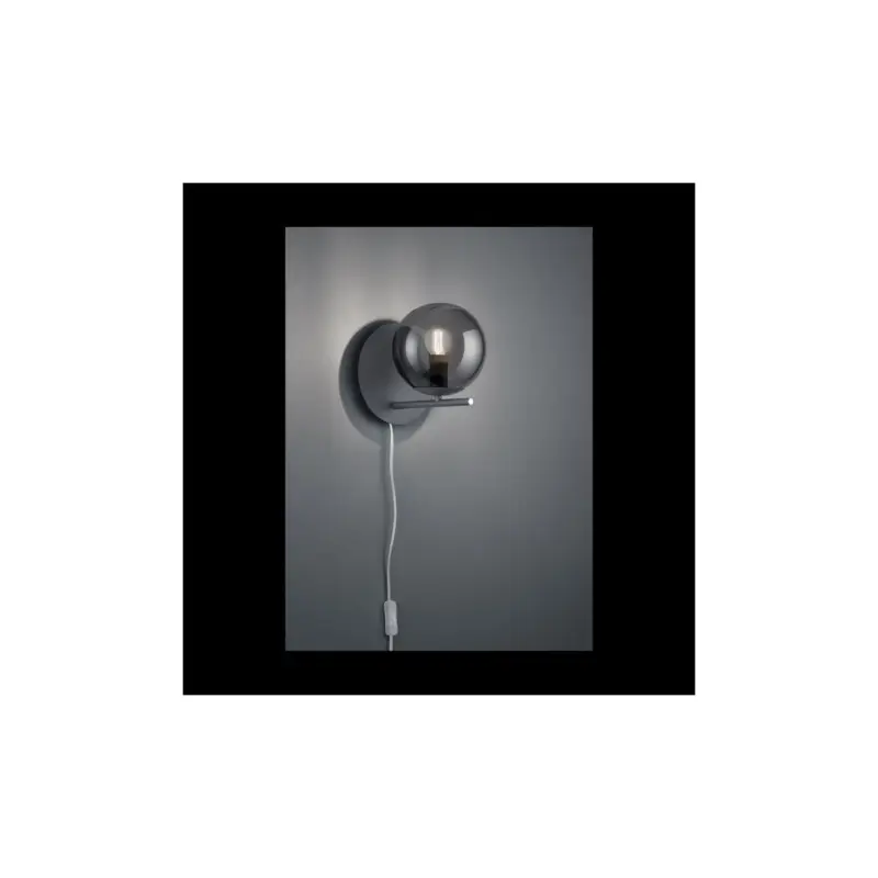 Paiement Sécurisé Applique Pure Anthracite 1x28W E14