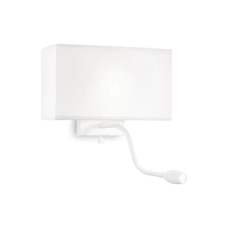 Vente Directe Applique Murale HOTEL Blanc E27/LED 1+1x60/1W