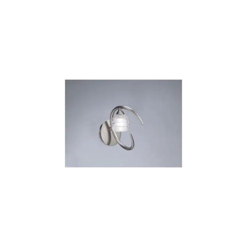 Applique Murale Loop Nickel satiné 1x43W Meilleur Prix