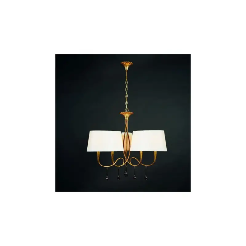 Suspension PAOLA Or E14 6x40W 65-165cm Pas Cher