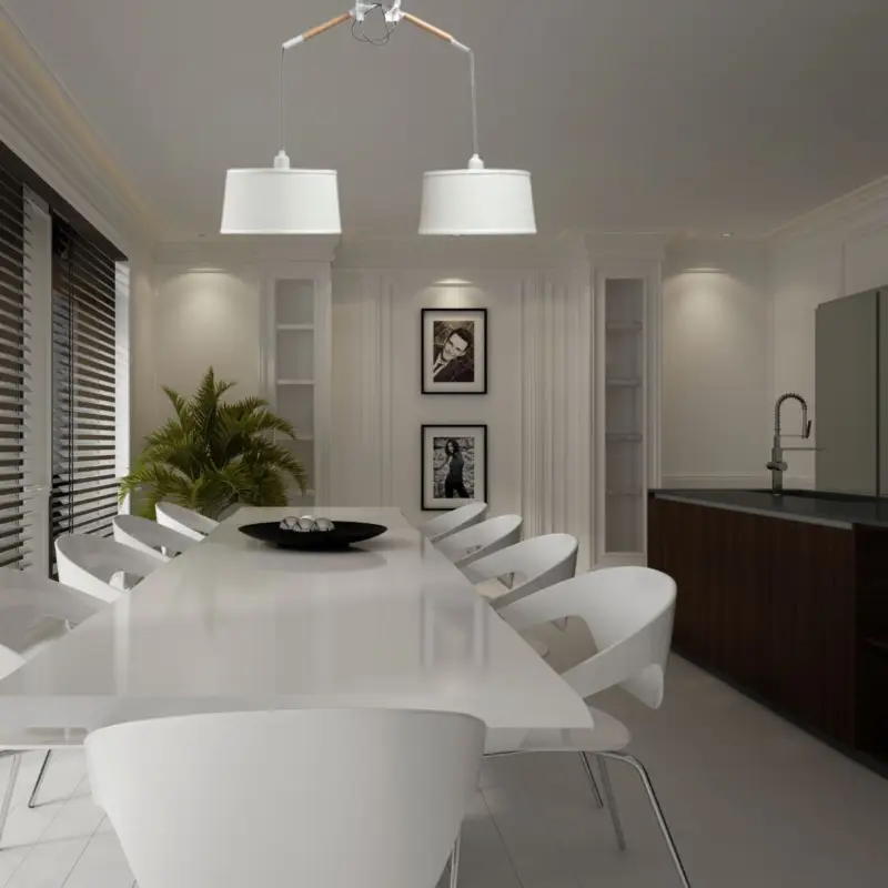 Vente Flash Suspension NORDICA Blanc Bois 2x23W