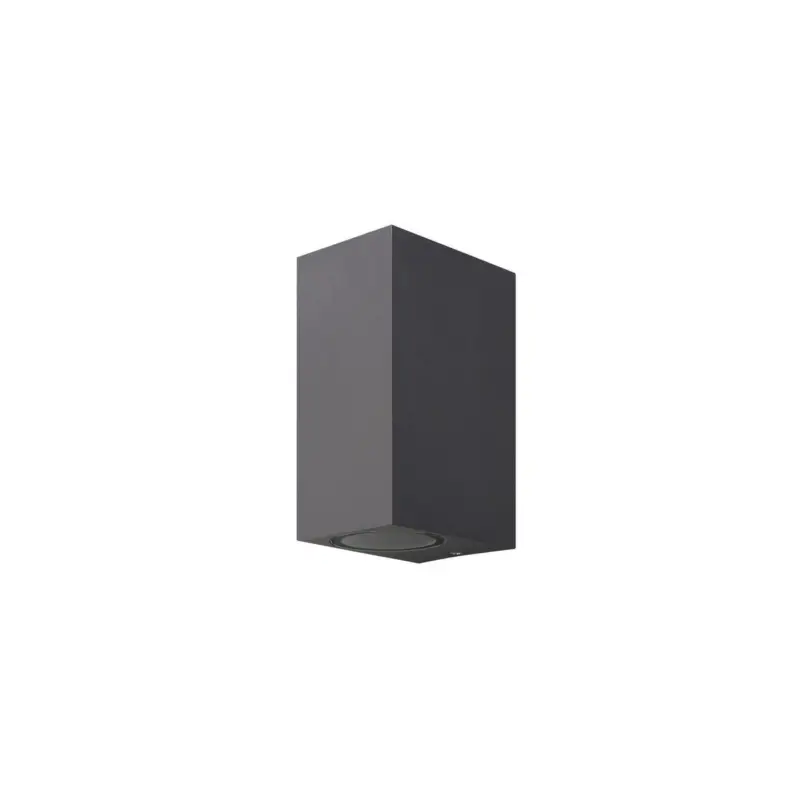 Applique KANDANCHU Gris Foncé 2x10W Max Square Populaire