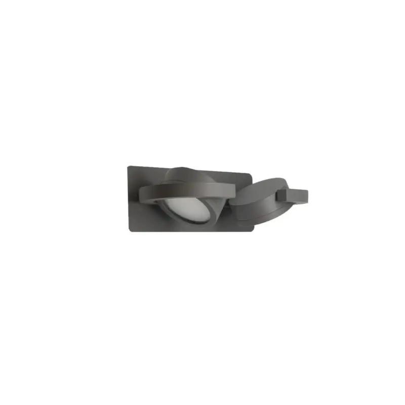 Applique IGUAZU Gris Foncé 2x10W Max Certifié