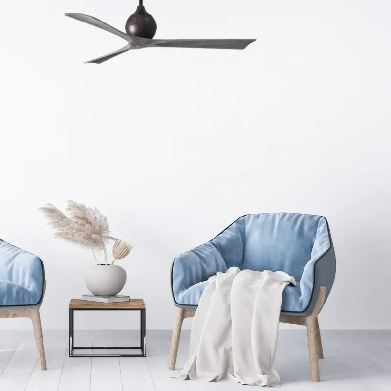 Ventilateur de plafond Irene-3 152cm Bronze Bois vieilli Super Prix