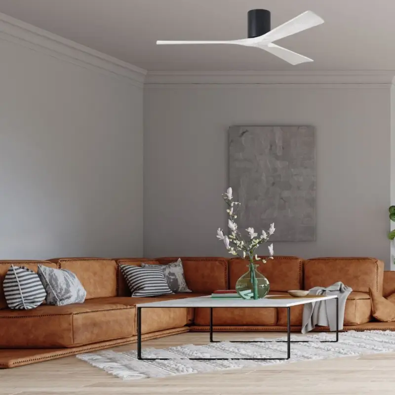 Offre Limitée Ventilateur de Plafond Irene-3H 152cm Noir Blanc