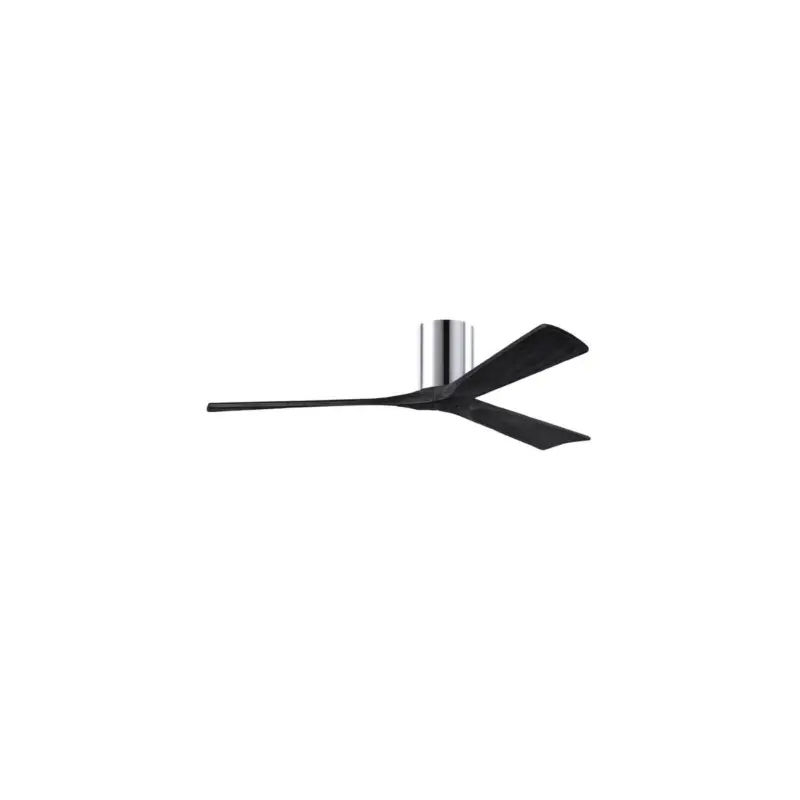 Promotion Ventilateur de Plafond Irene-3H 152cm Chromé Poli Noir