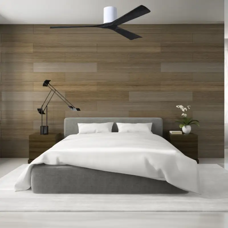 Prix Promo Ventilateur de Plafond Irene-3H 152cm Blanc Noir