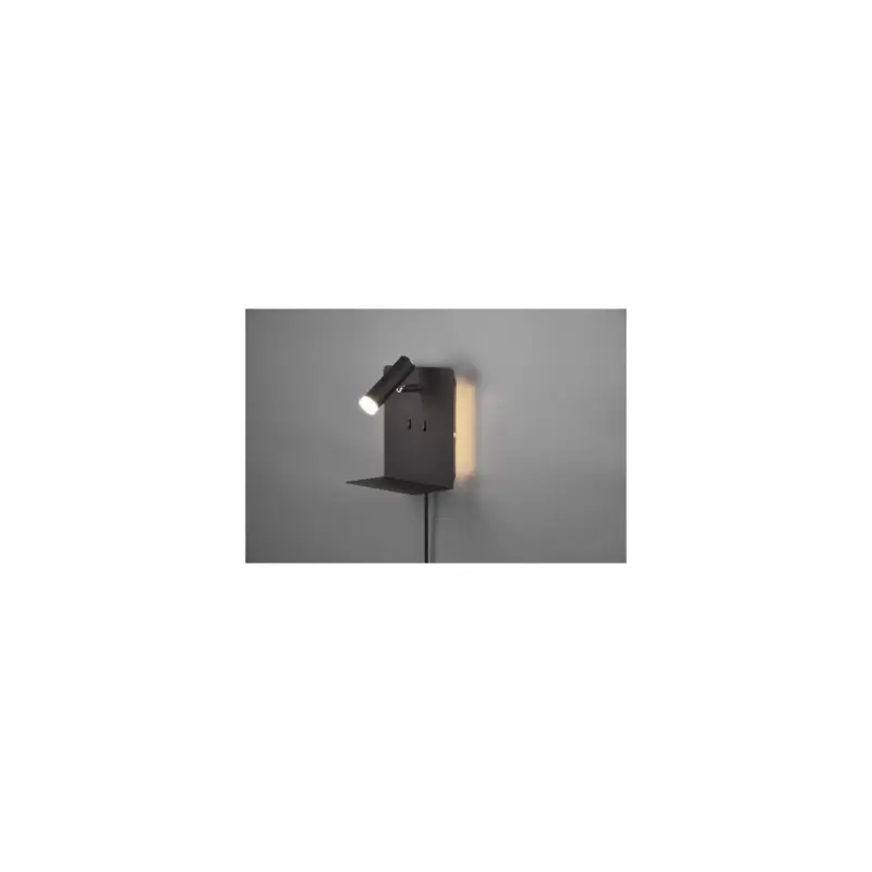 Applique Element Noir Mat 1x3W SMD LED Offre Du Jour