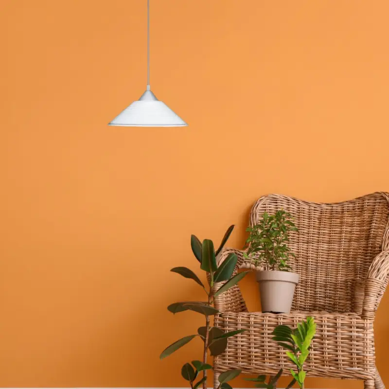 Seulement Aujourd'hui Suspension Diego Aluminium Blanc 1x60W E27