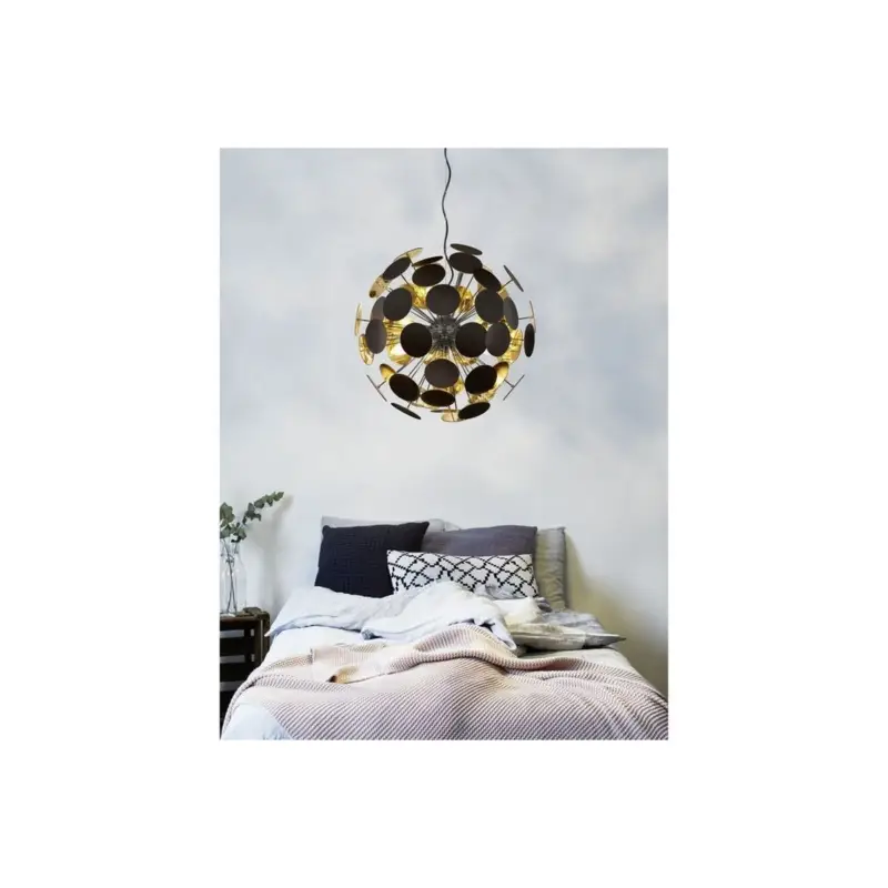 Offre Limitée Suspension Discalgo Noir Mat 6x40W E14