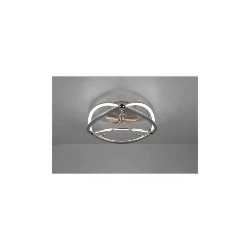 Plafonnier Charivari Nickel Mat 1x20W SMD LED Offre Spéciale